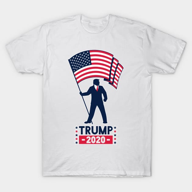 Trump 2020 T-Shirt by Malchev